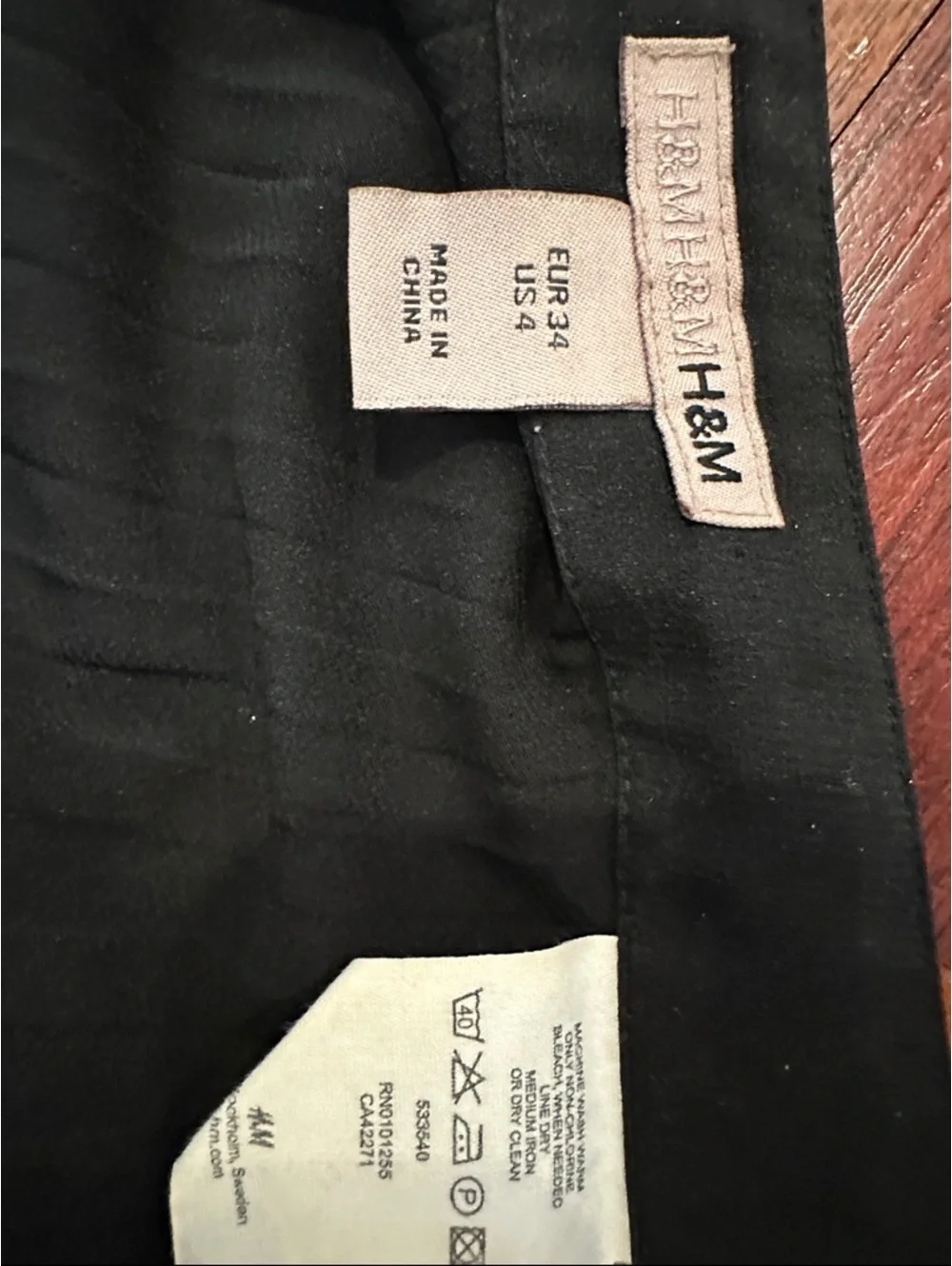 Classic Black Pleated A-Line Women's Skirt 25” long